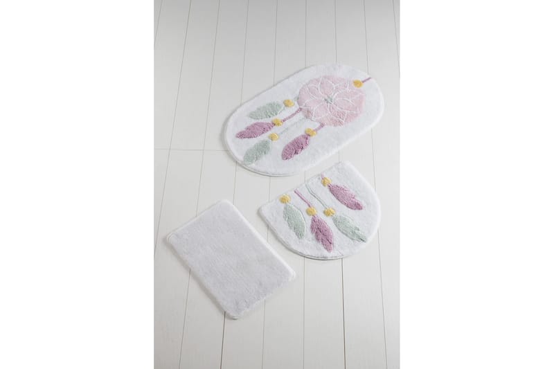 Chilai Home by Alessia Badmatta Set om 3 - Multi - Textil & mattor - Mattor - Badrumsmatta
