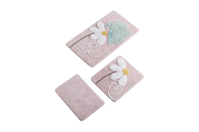 Chilai Home by Alessia Badmatta Set om 3 - Multi - Textil & mattor - Mattor - Badrumsmatta
