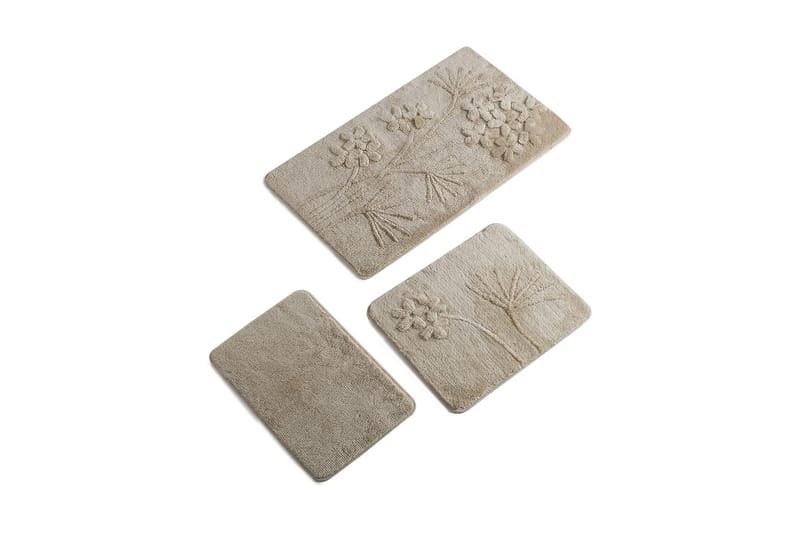 Chilai Home by Alessia Badmatta Set om 3 - Multi - Textil & mattor - Mattor - Badrumsmatta