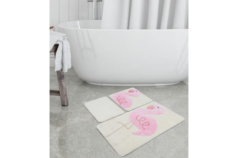 Chilai Home by Alessia Badmatta Set om 3 - Multi - Textil & mattor - Mattor - Badrumsmatta