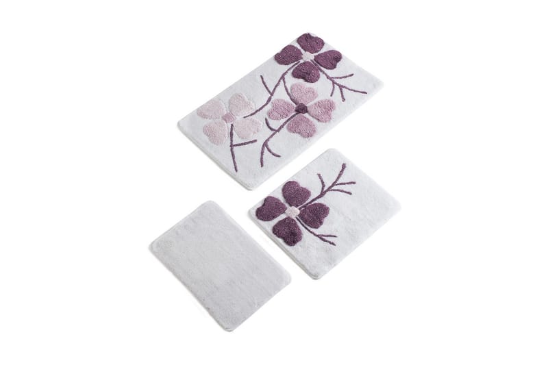Chilai Home by Alessia Badmatta Set om 3 - Multi - Textil & mattor - Mattor - Badrumsmatta