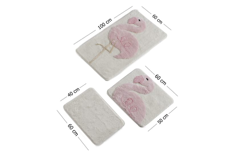 Chilai Home by Alessia Badmatta Set om 3 - Multi - Textil & mattor - Mattor - Badrumsmatta