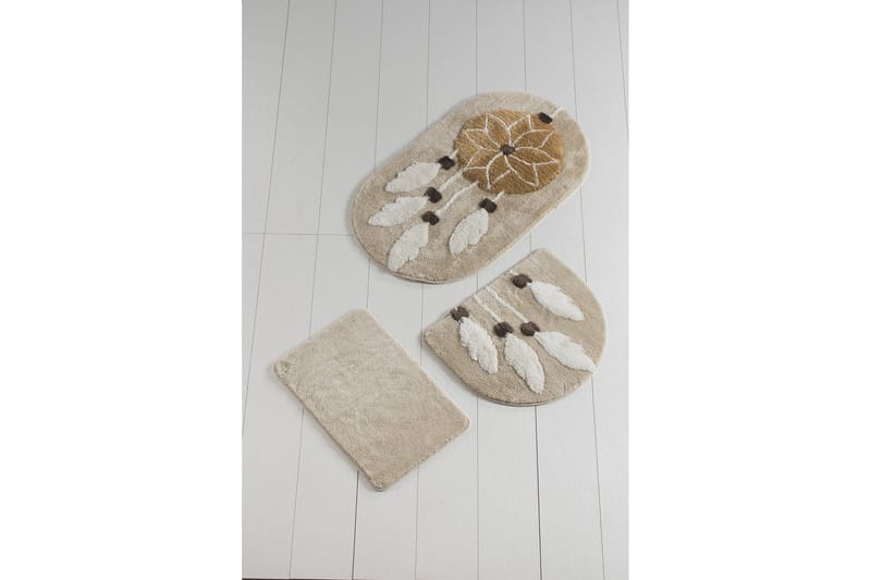 Chilai Home by Alessia Badmatta Set om 3 - Multi - Textil & mattor - Mattor - Badrumsmatta