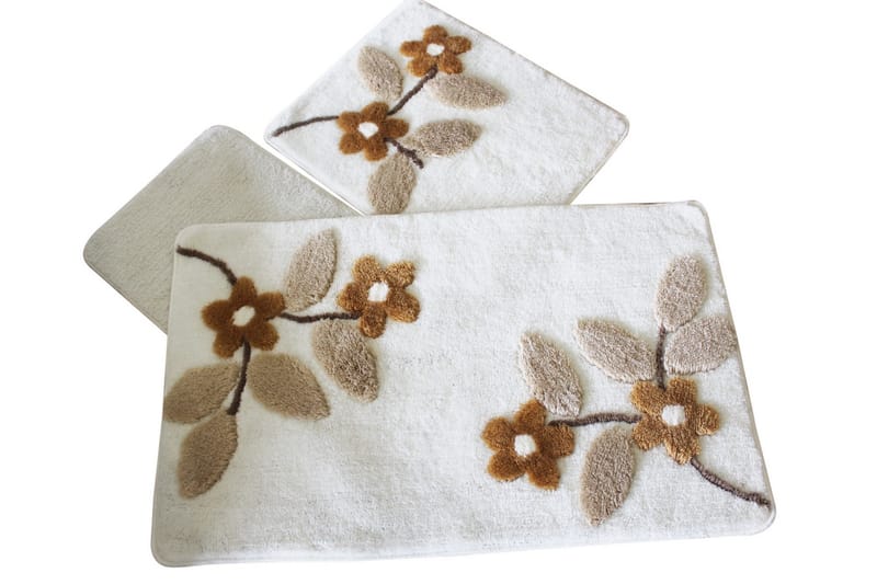 Chilai Home by Alessia Badmatta Set om 3 - Multi - Textil & mattor - Mattor - Badrumsmatta