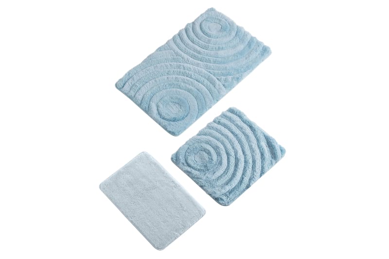 Chilai Home by Alessia Badmatta Set om 3 - Multi - Textil & mattor - Mattor - Badrumsmatta