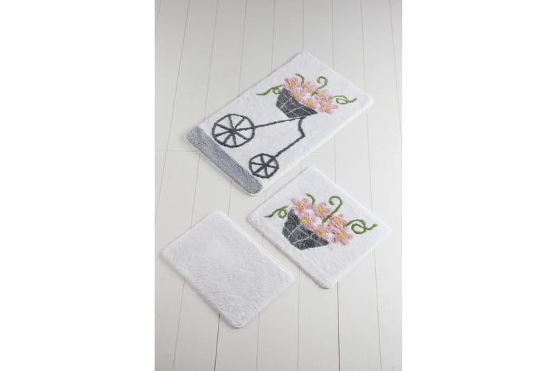 Chilai Home by Alessia Badmatta Set om 3 - Multi - Textil & mattor - Mattor - Badrumsmatta