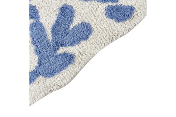 Badrumsmatta Derik - Blå, Vit - Textil & mattor - Mattor - Badrumsmatta