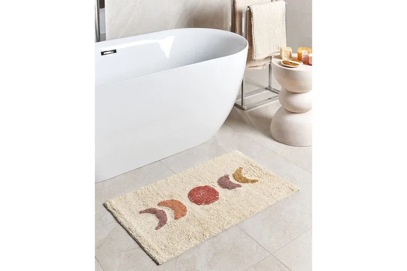 Badrumsmatta Esme - Beige, orange, gul, röd - Textil & mattor - Mattor - Badrumsmatta