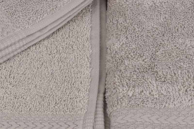 Hobby Handduk 30x50 cm 6-pack - Ljusgrå - Textil & mattor - Mattor - Badrumsmatta