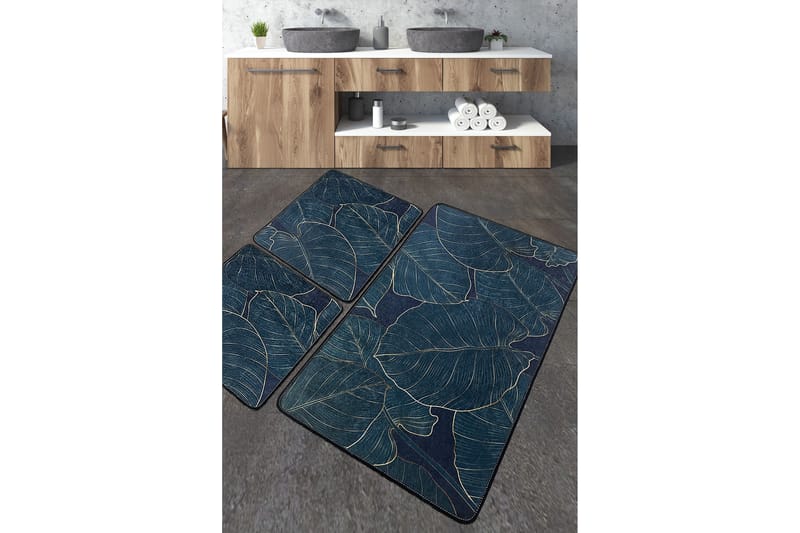 Jamad Badrumsmatta 60x100 cm Rektangulär - Flerfärgad - Textil & mattor - Mattor - Badrumsmatta