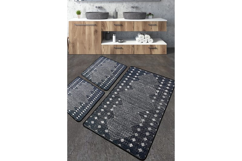 Jamil Badrumsmatta 60x100 cm Rektangulär - Flerfärgad - Textil & mattor - Mattor - Badrumsmatta
