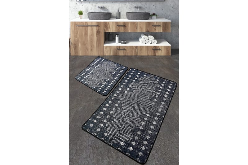 Jamil Badrumsmatta 60x100 cm Rektangulär - Flerfärgad - Textil & mattor - Mattor - Badrumsmatta