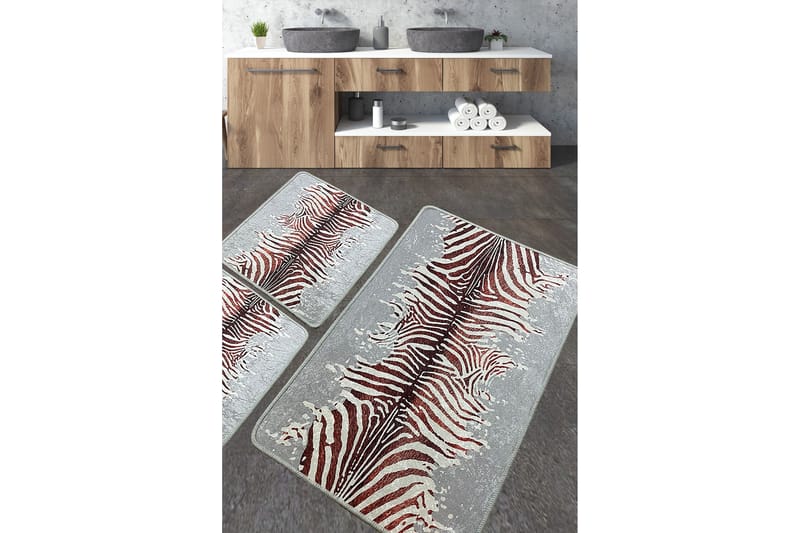 Jamir Badrumsmatta 60x100 cm Rektangulär - Flerfärgad - Textil & mattor - Mattor - Badrumsmatta