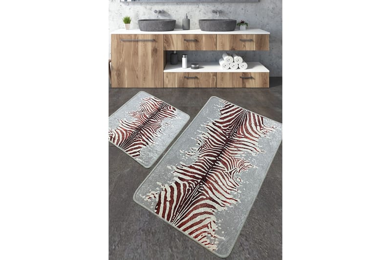 Jamir Badrumsmatta 60x100 cm Rektangulär - Flerfärgad - Textil & mattor - Mattor - Badrumsmatta