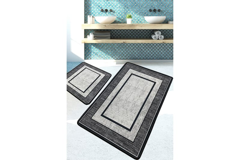 Janak Badrumsmatta 60x100 cm Rektangulär - Flerfärgad - Textil & mattor - Mattor - Badrumsmatta
