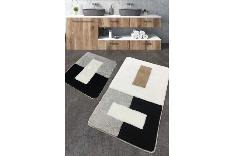 Jaswant Badrumsmatta 60x100 cm Rektangulär - Flerfärgad - Textil & mattor - Mattor - Badrumsmatta