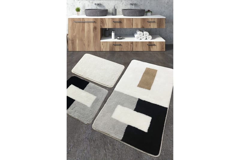 Jaswant Badrumsmatta 60x100 cm Rektangulär, Flerfärgad