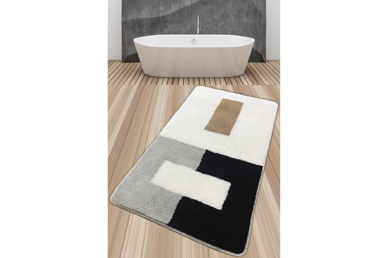 Jaswant Badrumsmatta 70x120 cm Rektangulär - Flerfärgad - Textil & mattor - Mattor - Badrumsmatta