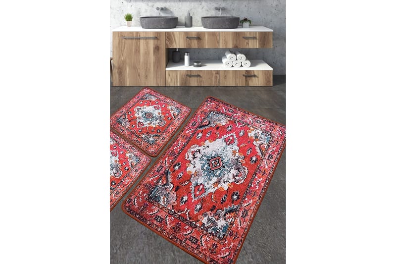 Karosta Badrumsmatta 60x100 cm Rektangulär - Blå - Textil & mattor - Mattor - Badrumsmatta