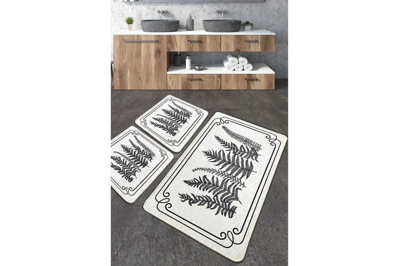 Kashiwa Badrumsmatta 60x100 cm Rektangulär - Flerfärgad - Textil & mattor - Mattor - Badrumsmatta