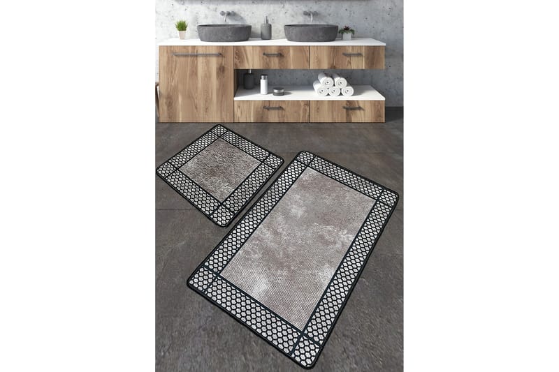 Navjat Badrumsmatta 60x100 cm Rektangulär - Flerfärgad - Textil & mattor - Mattor - Badrumsmatta