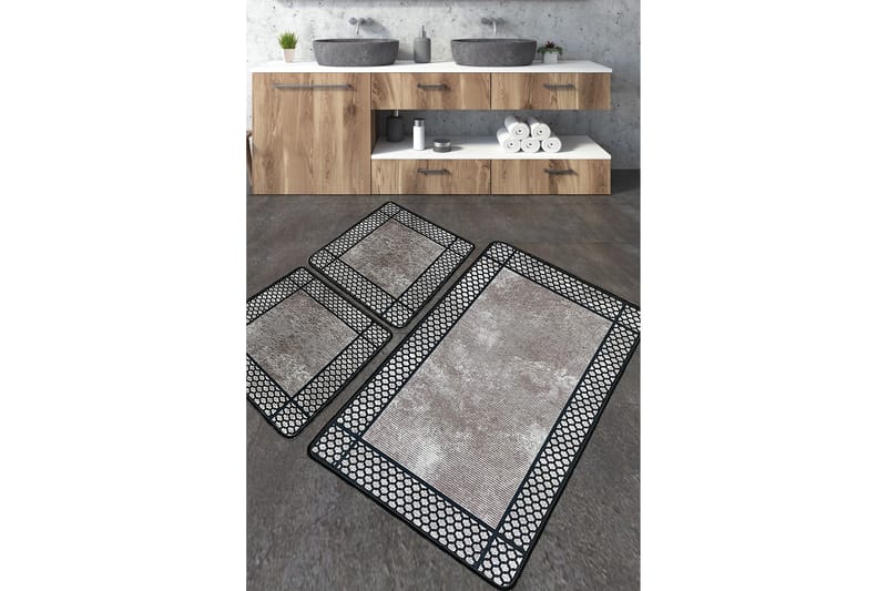 Navjat Badrumsmatta 60x100 cm Rektangulär - Flerfärgad - Textil & mattor - Mattor - Badrumsmatta