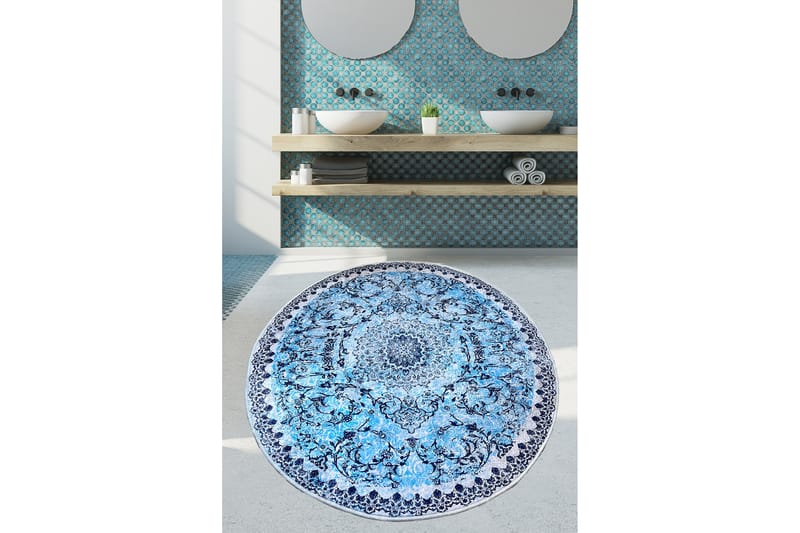 Navleen Badrumsmatta 100x100 cm Rektangulär - Flerfärgad - Textil & mattor - Mattor - Badrumsmatta