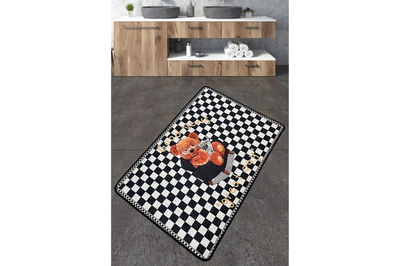 Nibha Badrumsmatta 70x120 cm Rektangulär - Flerfärgad - Textil & mattor - Mattor - Badrumsmatta