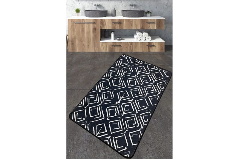 Nicharon Badrumsmatta 70x120 cm Rektangulär - Flerfärgad - Textil & mattor - Mattor - Badrumsmatta