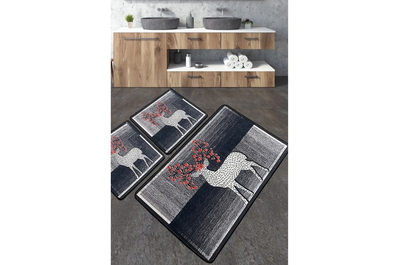 Nicholson Badrumsmatta 60x100 cm Rektangulär, Flerfärgad