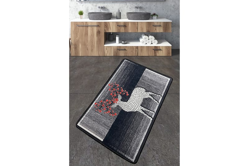Nicholson Badrumsmatta 70x120 cm Rektangulär - Flerfärgad - Textil & mattor - Mattor - Badrumsmatta
