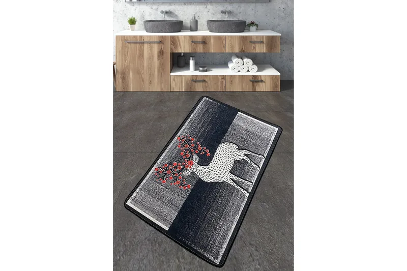 Nicholson Badrumsmatta 70x120 cm Rektangulär, Flerfärgad