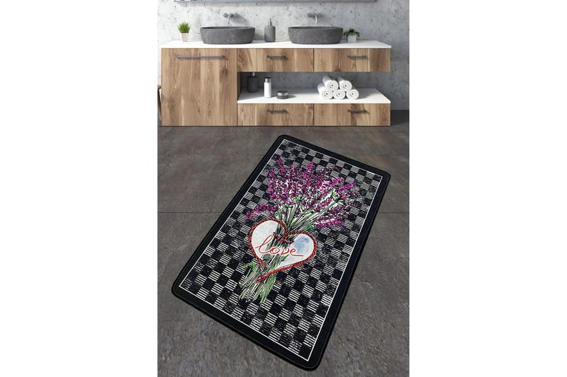 Nidhi Badrumsmatta 70x120 cm Rektangulär - Flerfärgad - Textil & mattor - Mattor - Badrumsmatta