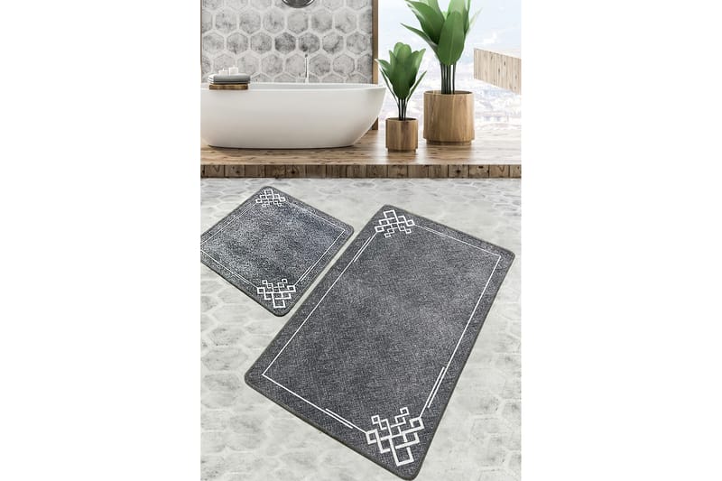 Nihal Badrumsmatta 60x100 cm Rektangulär - Flerfärgad - Textil & mattor - Mattor - Badrumsmatta