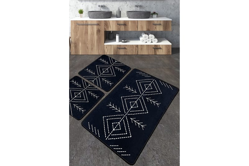 Nijam Badrumsmatta 60x100 cm Rektangulär - Flerfärgad - Textil & mattor - Mattor - Badrumsmatta