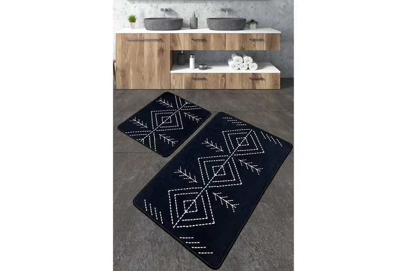 Nijam Badrumsmatta 60x100 cm Rektangulär, Flerfärgad