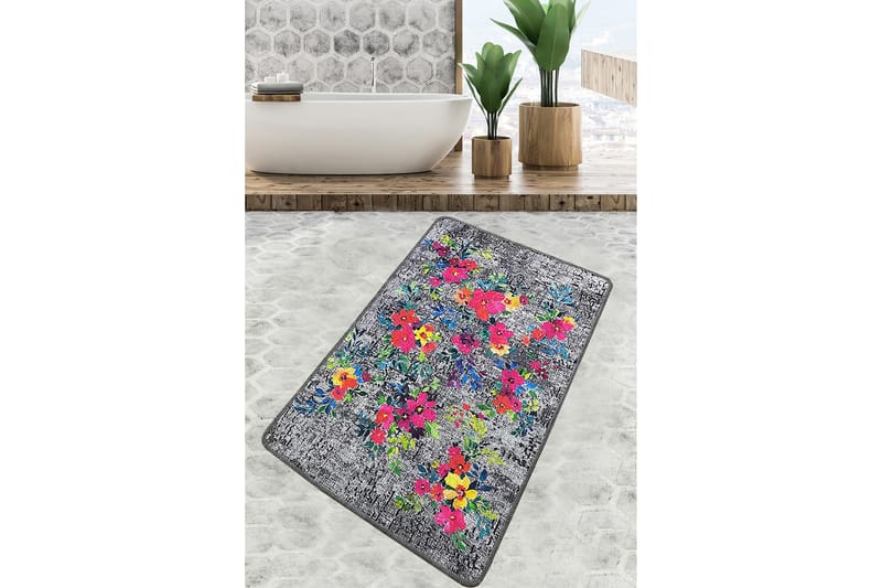 Nika Badrumsmatta 70x120 cm Rektangulär - Flerfärgad - Textil & mattor - Mattor - Badrumsmatta