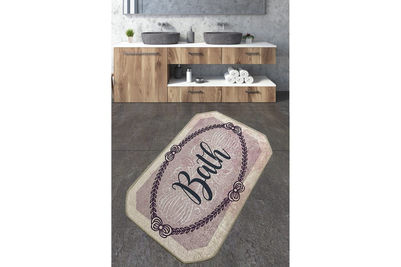 Nikawiy Badrumsmatta 70x120 cm Rektangulär, Flerfärgad