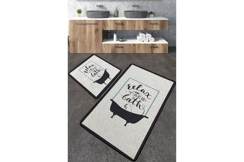 Nikhat Badrumsmatta 60x100 cm Rektangulär - Flerfärgad - Textil & mattor - Mattor - Badrumsmatta