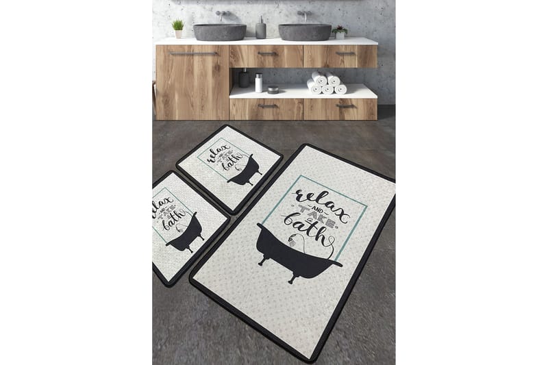 Nikhat Badrumsmatta 60x100 cm Rektangulär - Flerfärgad - Textil & mattor - Mattor - Badrumsmatta