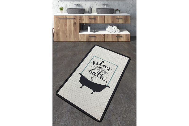Nikhat Badrumsmatta 70x120 cm Rektangulär - Flerfärgad - Textil & mattor - Mattor - Badrumsmatta