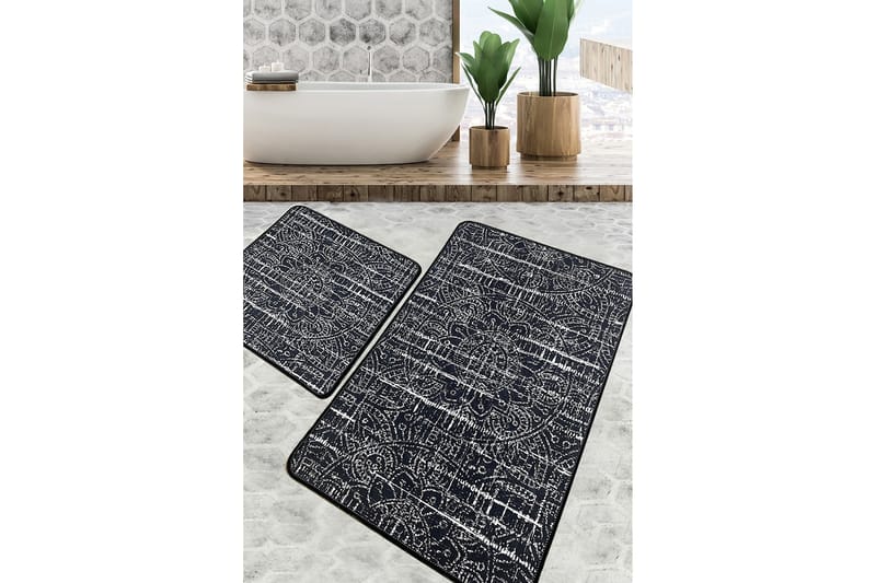 Nikkam Badrumsmatta 60x100 cm Rektangulär - Flerfärgad - Textil & mattor - Mattor - Badrumsmatta