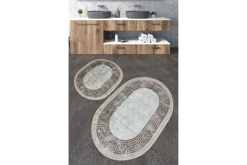 Nikku Badrumsmatta 60x100 cm Rektangulär - Flerfärgad - Textil & mattor - Mattor - Badrumsmatta