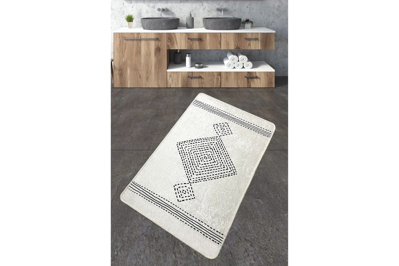 Niksiya Badrumsmatta 70x120 cm Rektangulär - Flerfärgad - Textil & mattor - Mattor - Badrumsmatta
