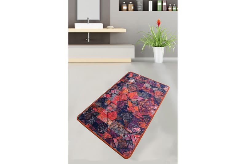 Nilam Badrumsmatta 70x120 cm Rektangulär - Flerfärgad - Textil & mattor - Mattor - Badrumsmatta