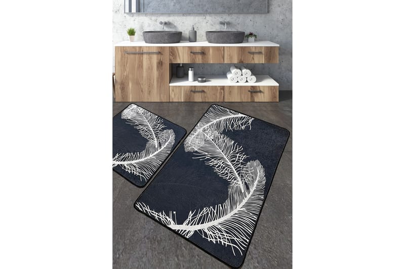 Nilesh Badrumsmatta 60x100 cm Rektangulär - Flerfärgad - Textil & mattor - Mattor - Badrumsmatta