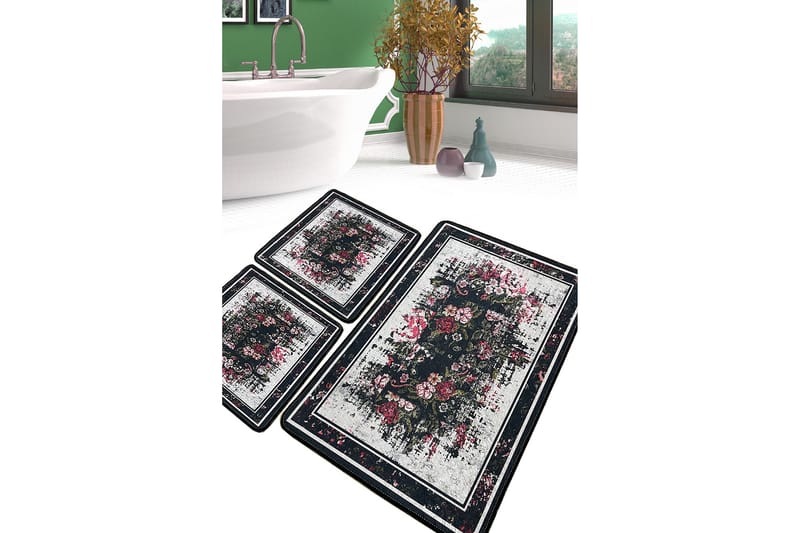 Nilofar Badrumsmatta 60x100 cm Rektangulär - Flerfärgad - Textil & mattor - Mattor - Badrumsmatta