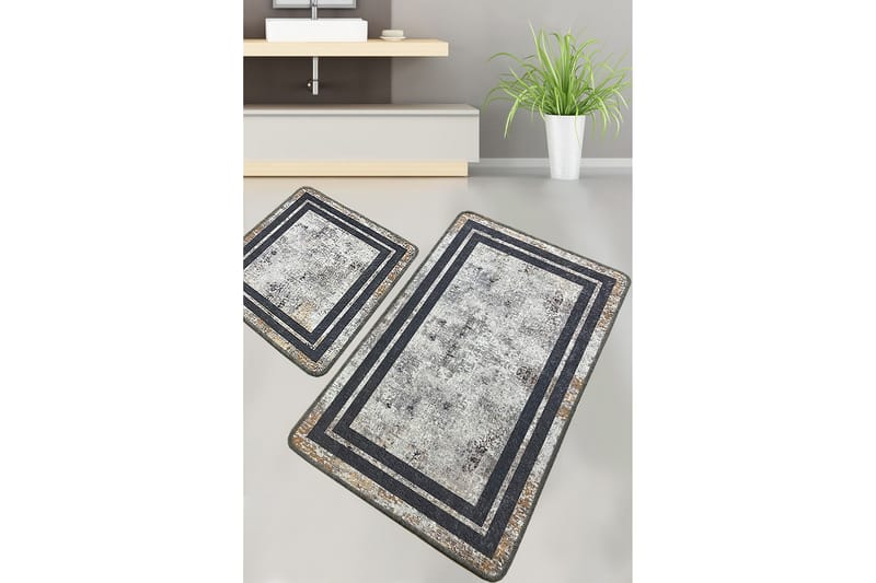 Nilu Badrumsmatta 60x100 cm Rektangulär - Flerfärgad - Textil & mattor - Mattor - Badrumsmatta