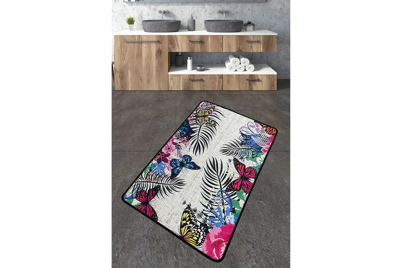 Nimmy Badrumsmatta 70x120 cm Rektangulär - Flerfärgad - Textil & mattor - Mattor - Badrumsmatta