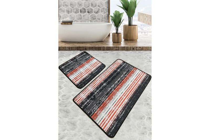 Ninama Badrumsmatta 60x100 cm Rektangulär - Flerfärgad - Textil & mattor - Mattor - Badrumsmatta